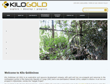 Tablet Screenshot of kilogoldmines.com